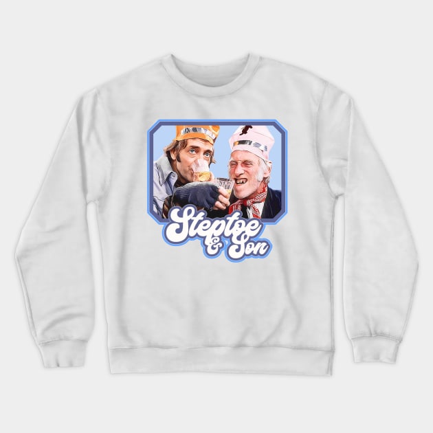 Steptoe and Son Vintage 70s British Television Sitcom Crewneck Sweatshirt by darklordpug